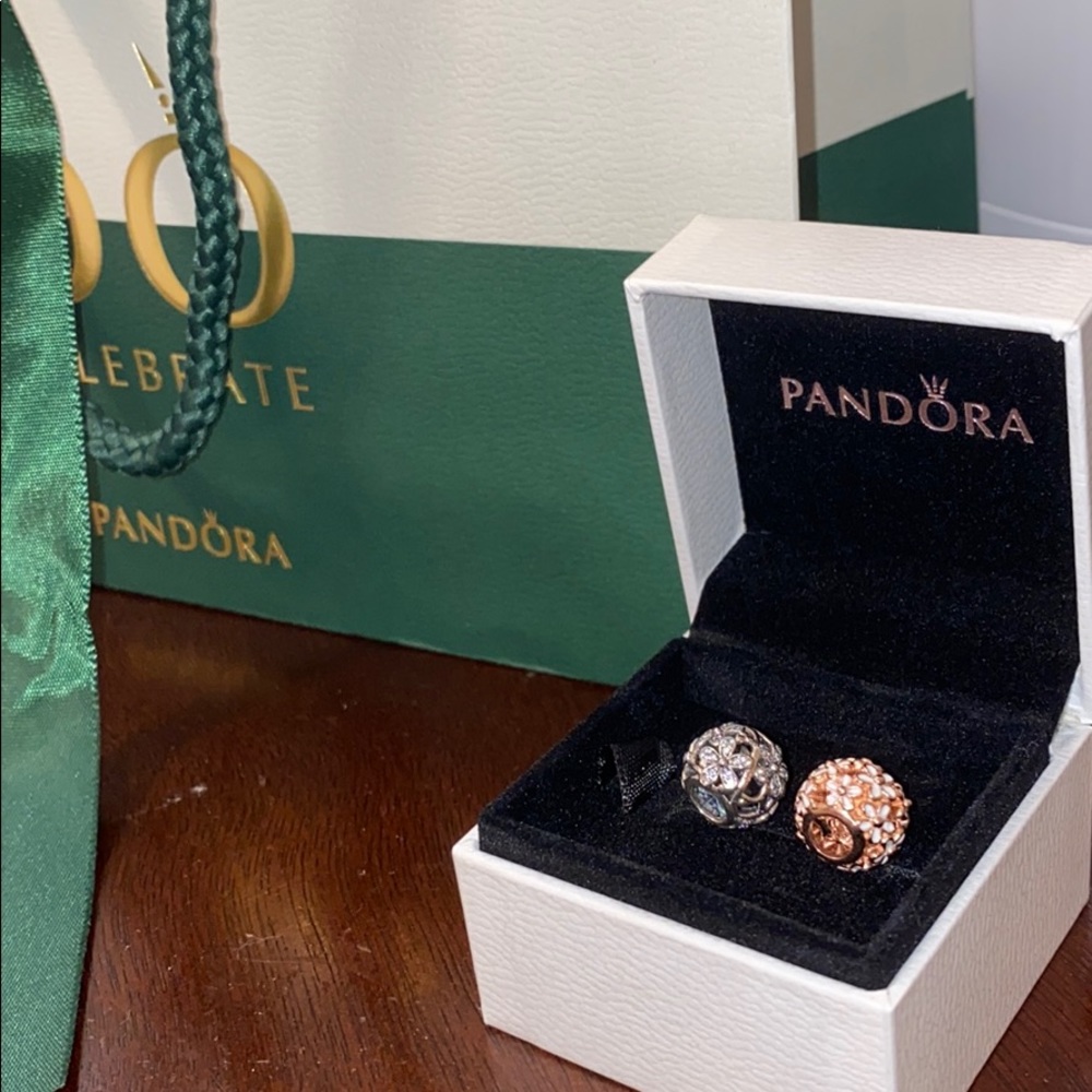Pandora flower charms